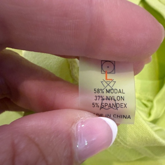 Mono B Neon Yellow Tank Top - Picture 4 of 6